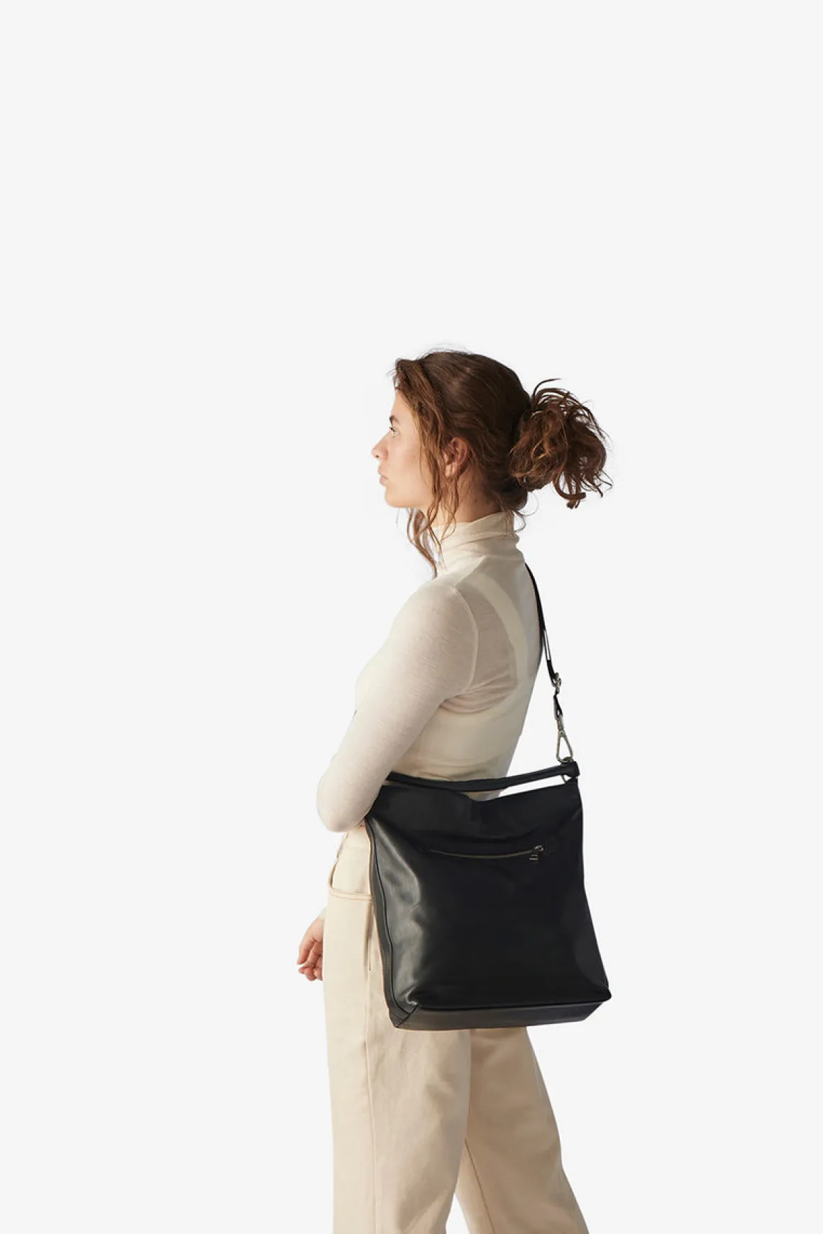 Adax Amalfi Shoulder Bag Lecia Black-Dame Arbejde og Skole | Skuldertasker