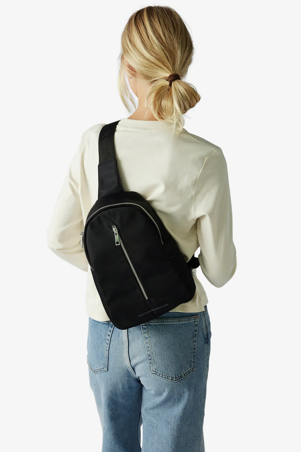 Adax Novara Sling Bag Tiger Black-Dame Messenger | Alle tasker